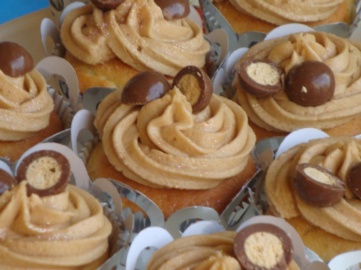 Cappucino Cupcakes with Chuckles