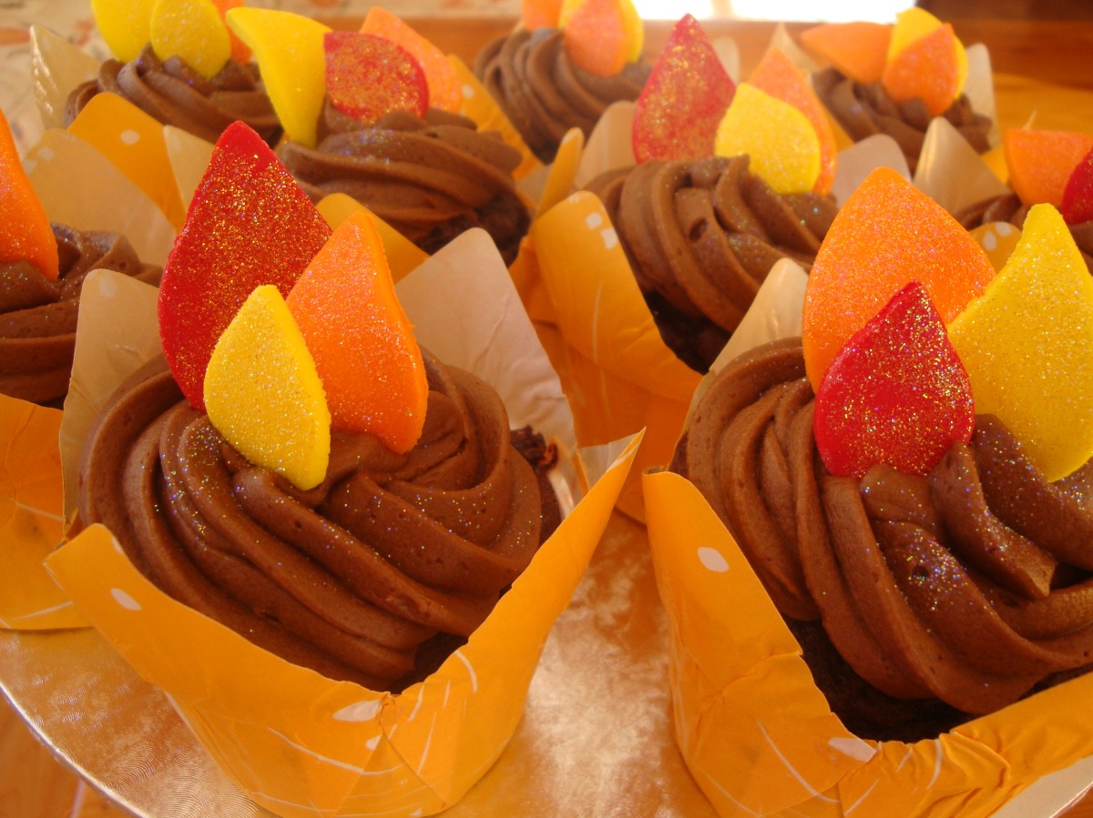 Fire Theme Cupcakes