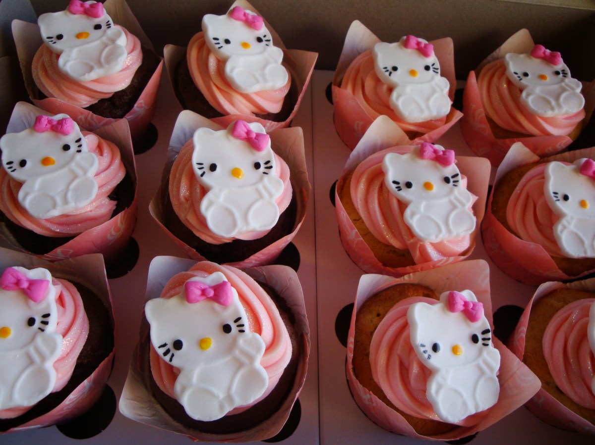 Hello Kitty Cupcakes