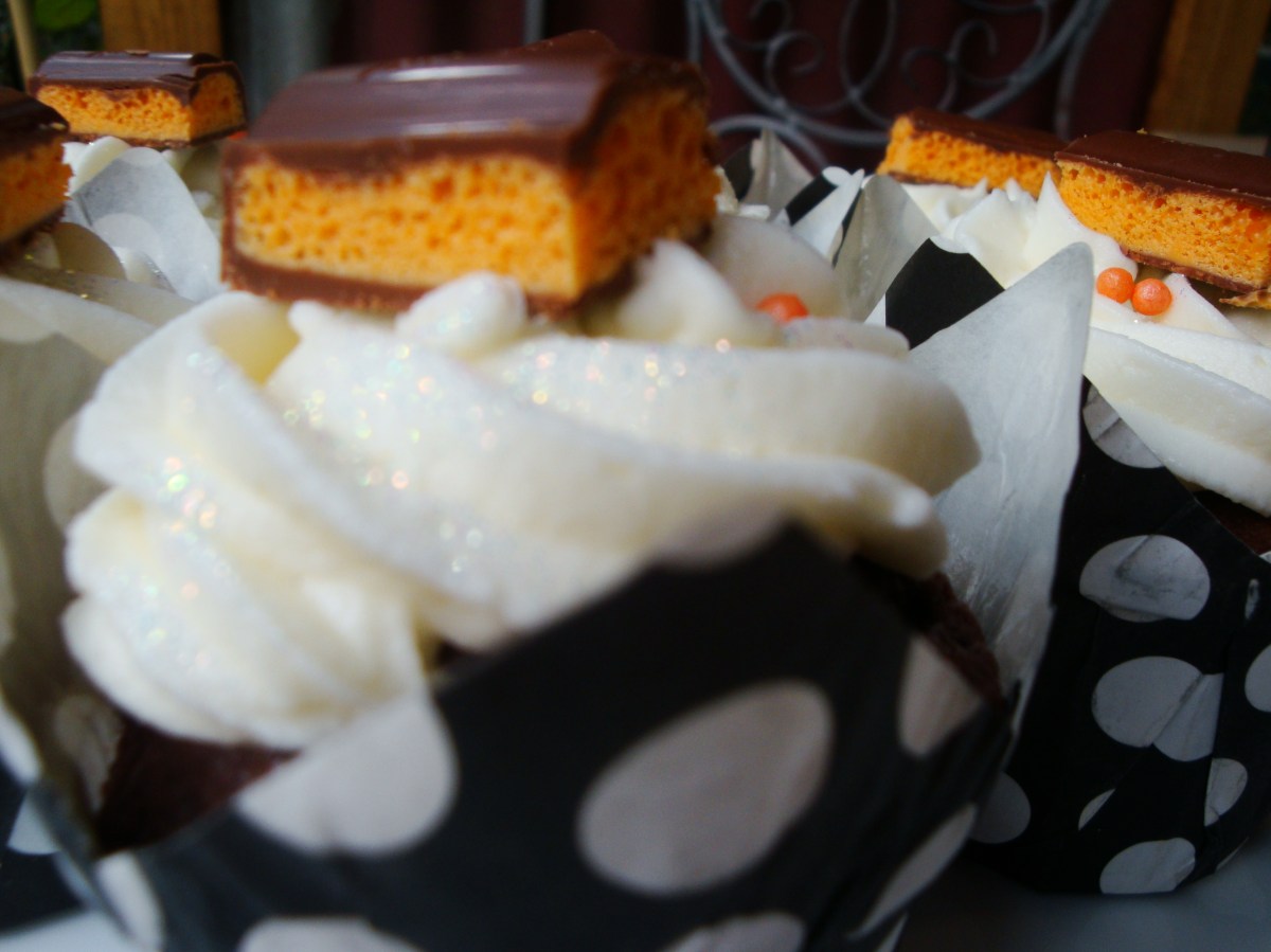 Orange Aero Cupcakes