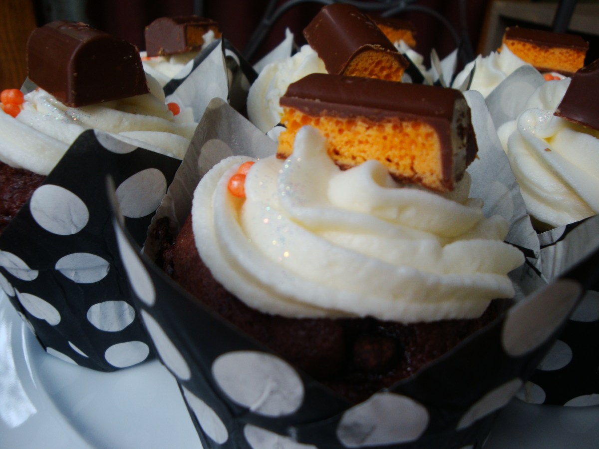 Orange Aero Cupcakes