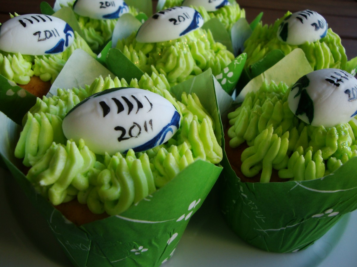 Rugby World Cup 2011 Cupcakes