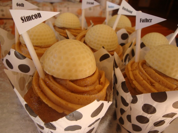 Golf Cupcakes
