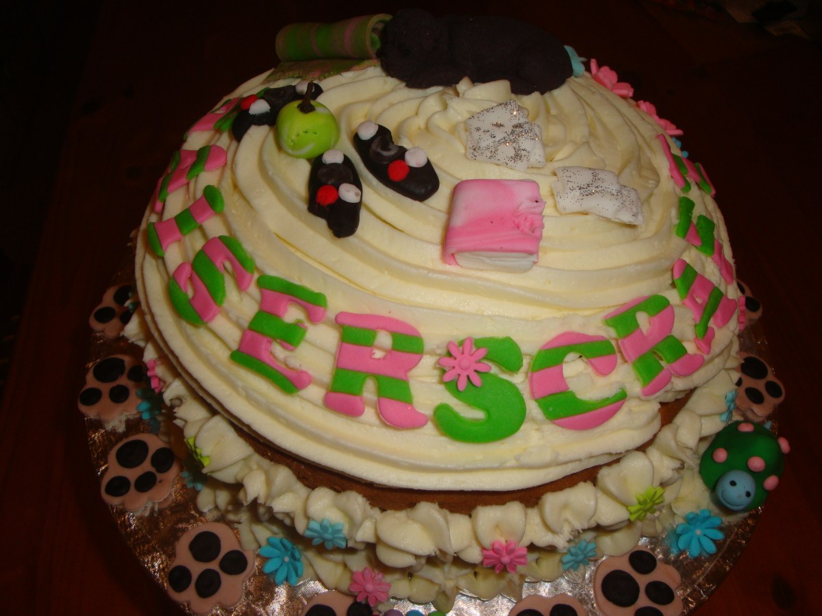 Naughty Rottweiller Cake