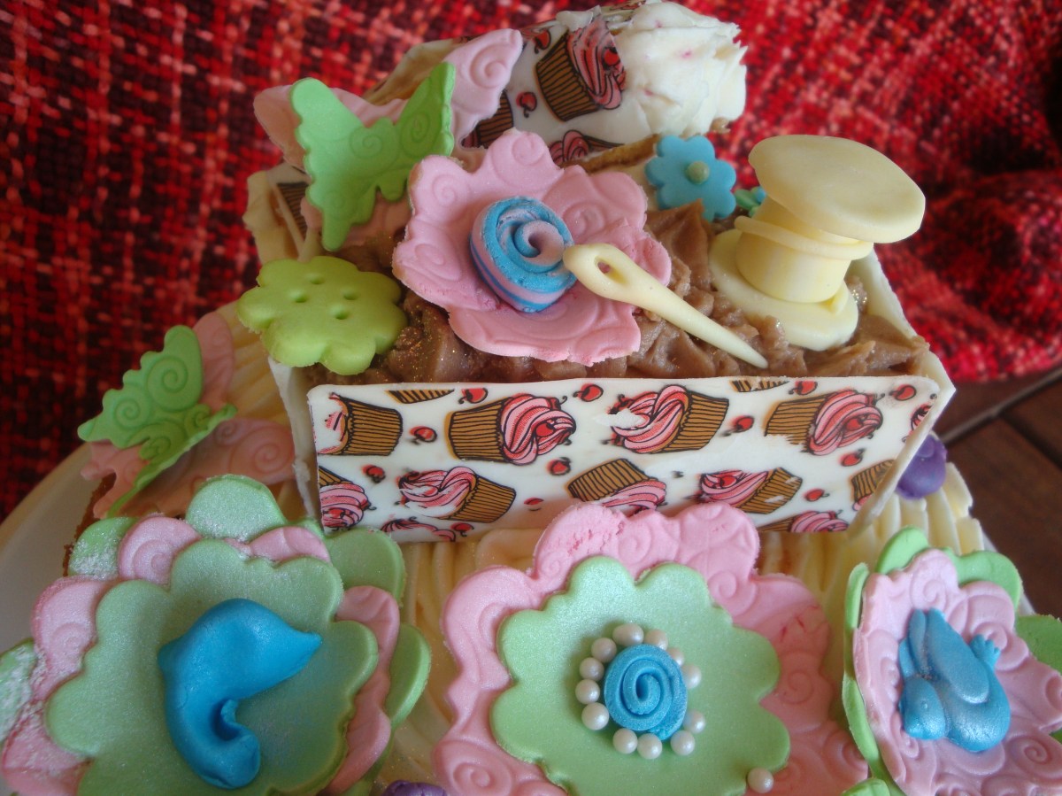 Sewing Box Cake
