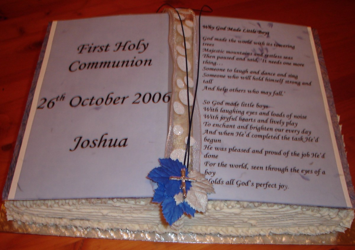 First Communion Cake - Boy
