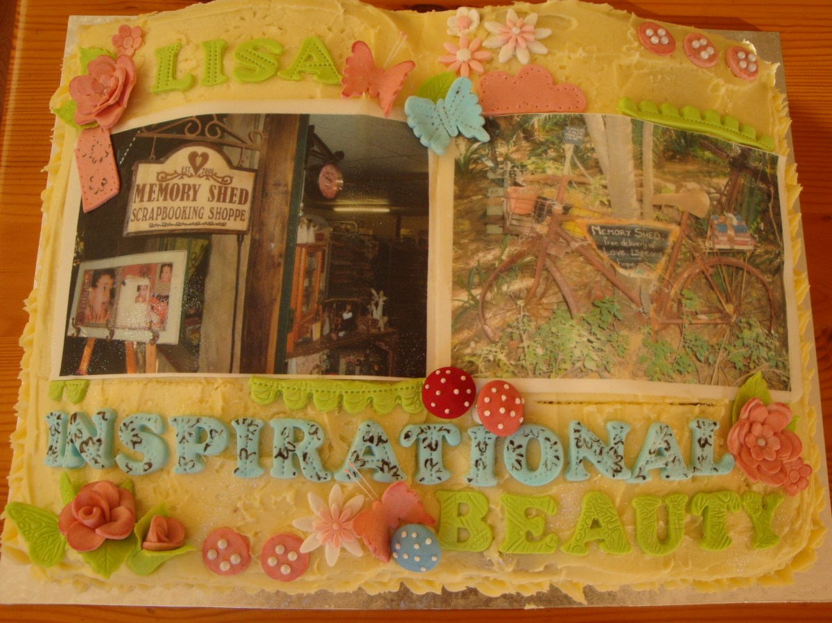 Scrapbookers Cake