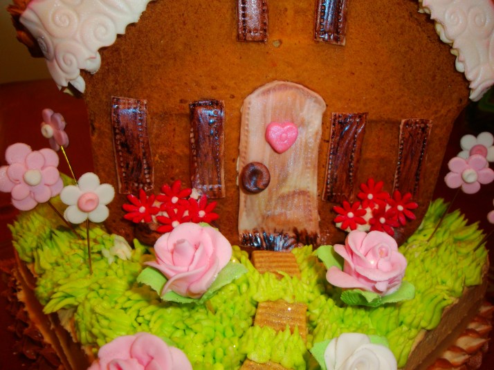 Little House & Flower Garden Cake