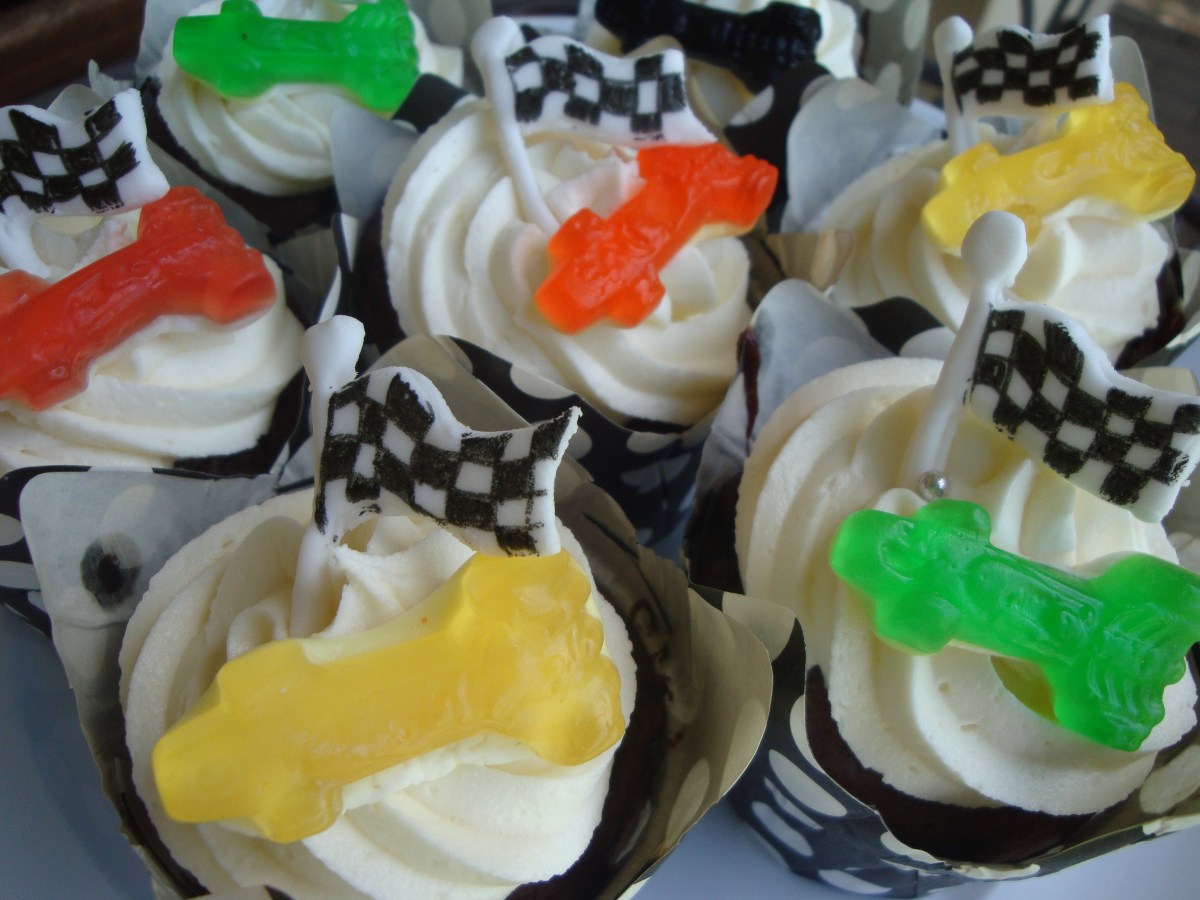 Racing/Go-Karting Cupcakes