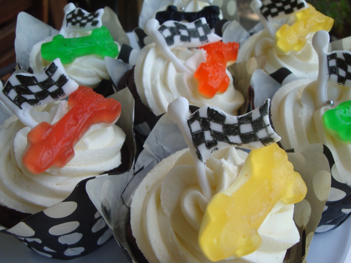 Racing/Go-Karting Cupcakes