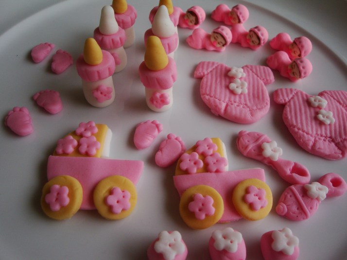 Cute Sugar Art for a Baby Girl