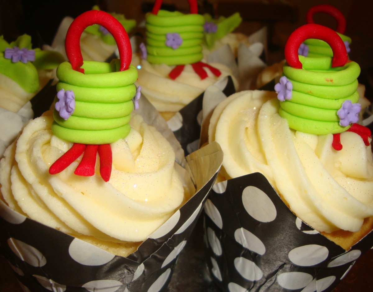 Chinese Cupcakes - Lanterns