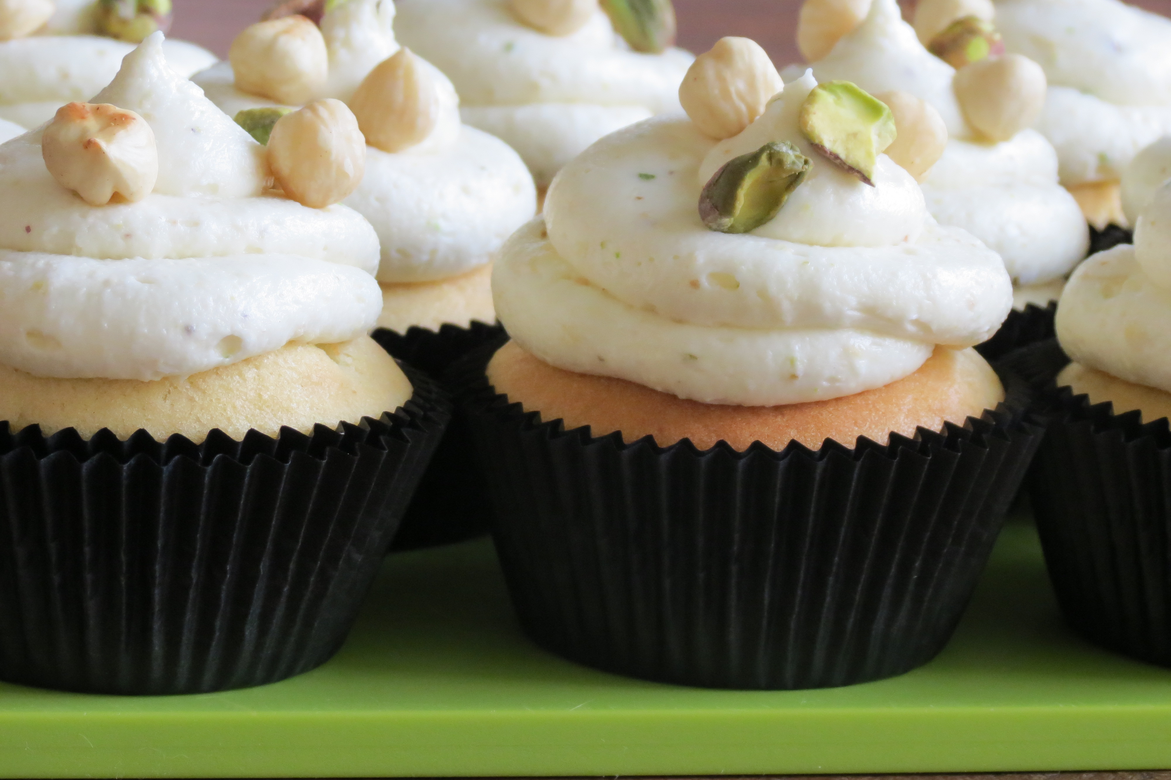 Hazelnut & Pistachio Cupcakes