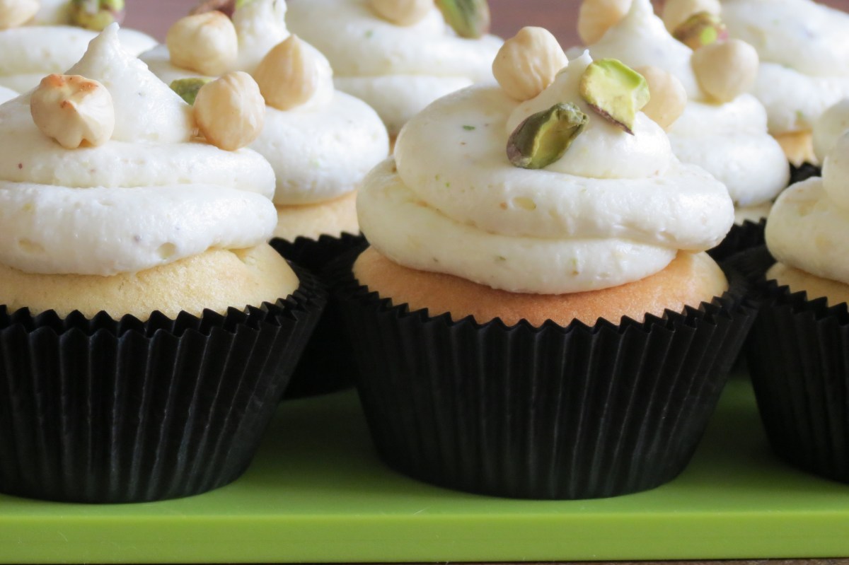 Hazelnut & Pistachio Cupcakes