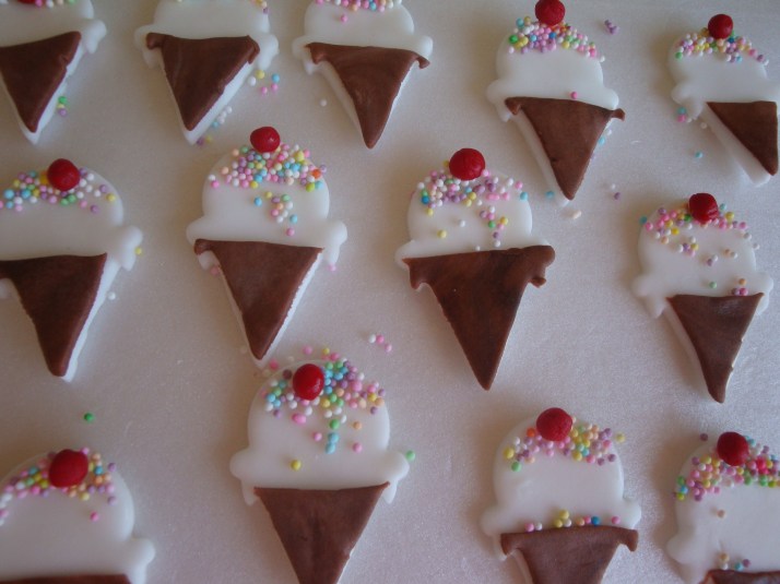 Ice-cream Cupcake Sugar Art