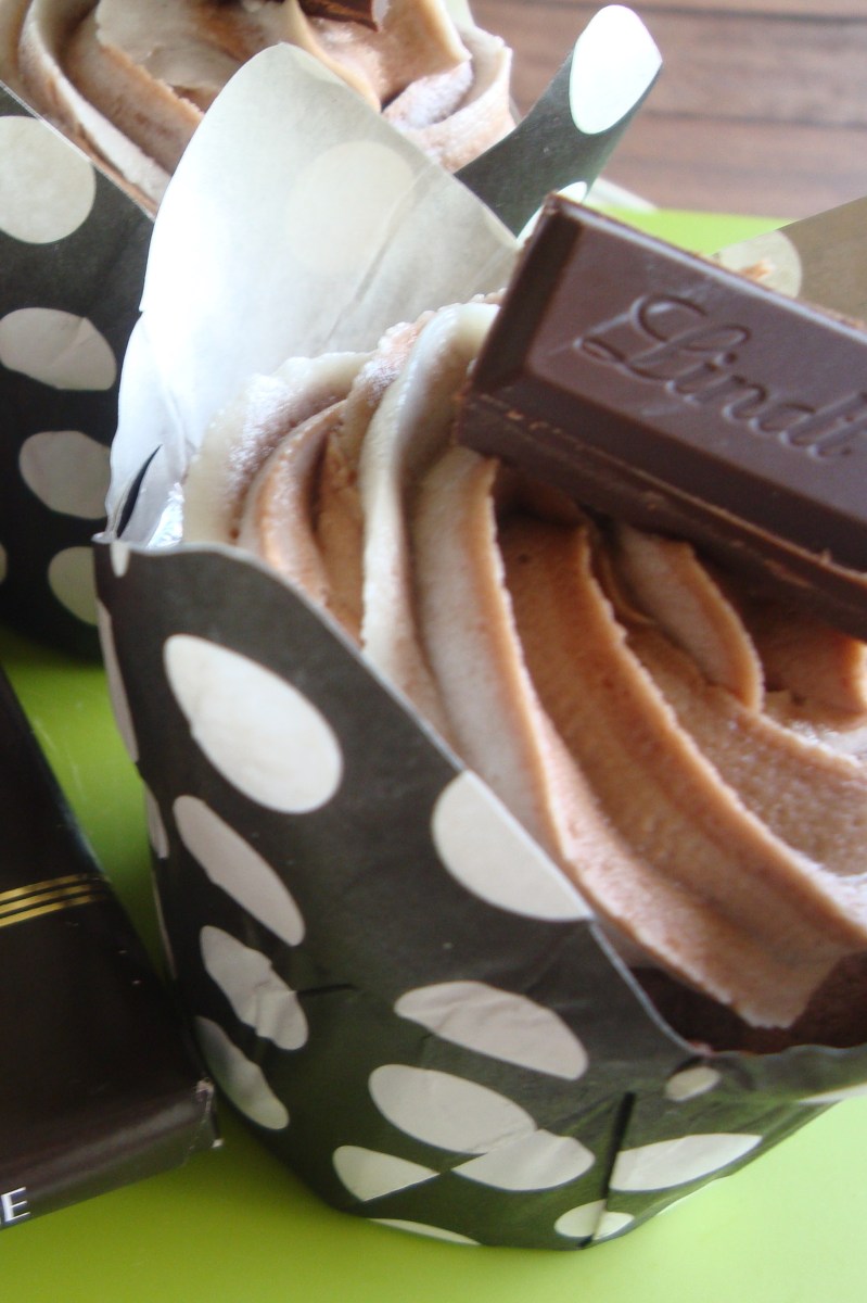 Lindt Chocolate Cupcakes
