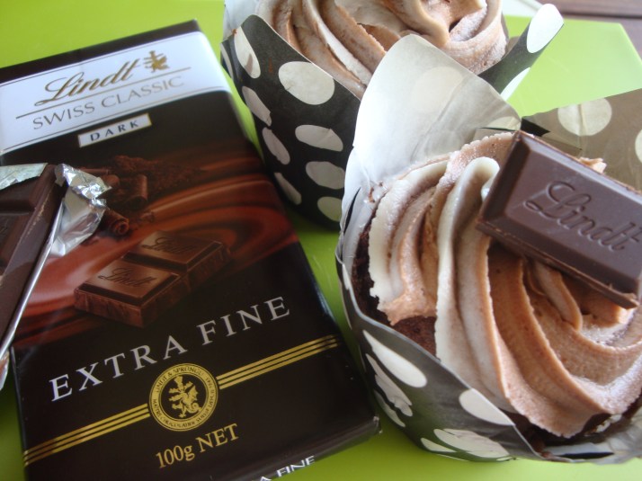 Lindt Chocolate Cupcakes