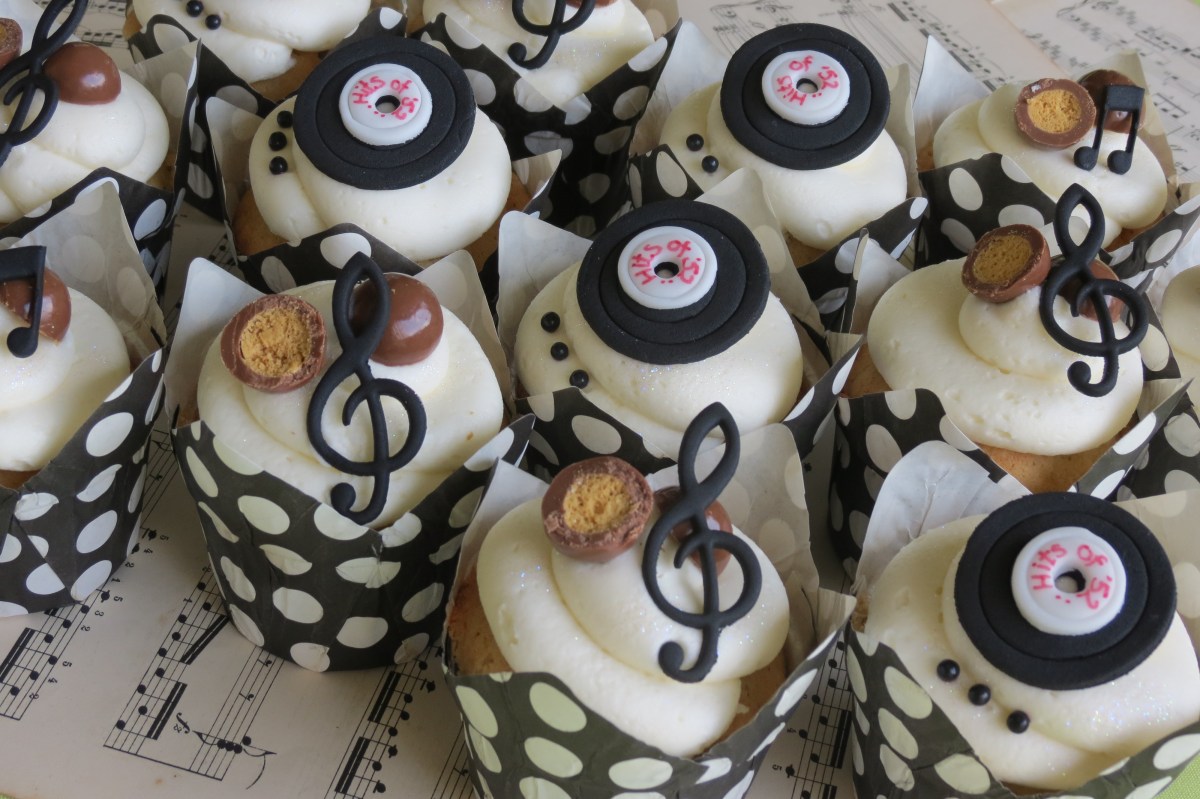 Music Birthday Cupcakes