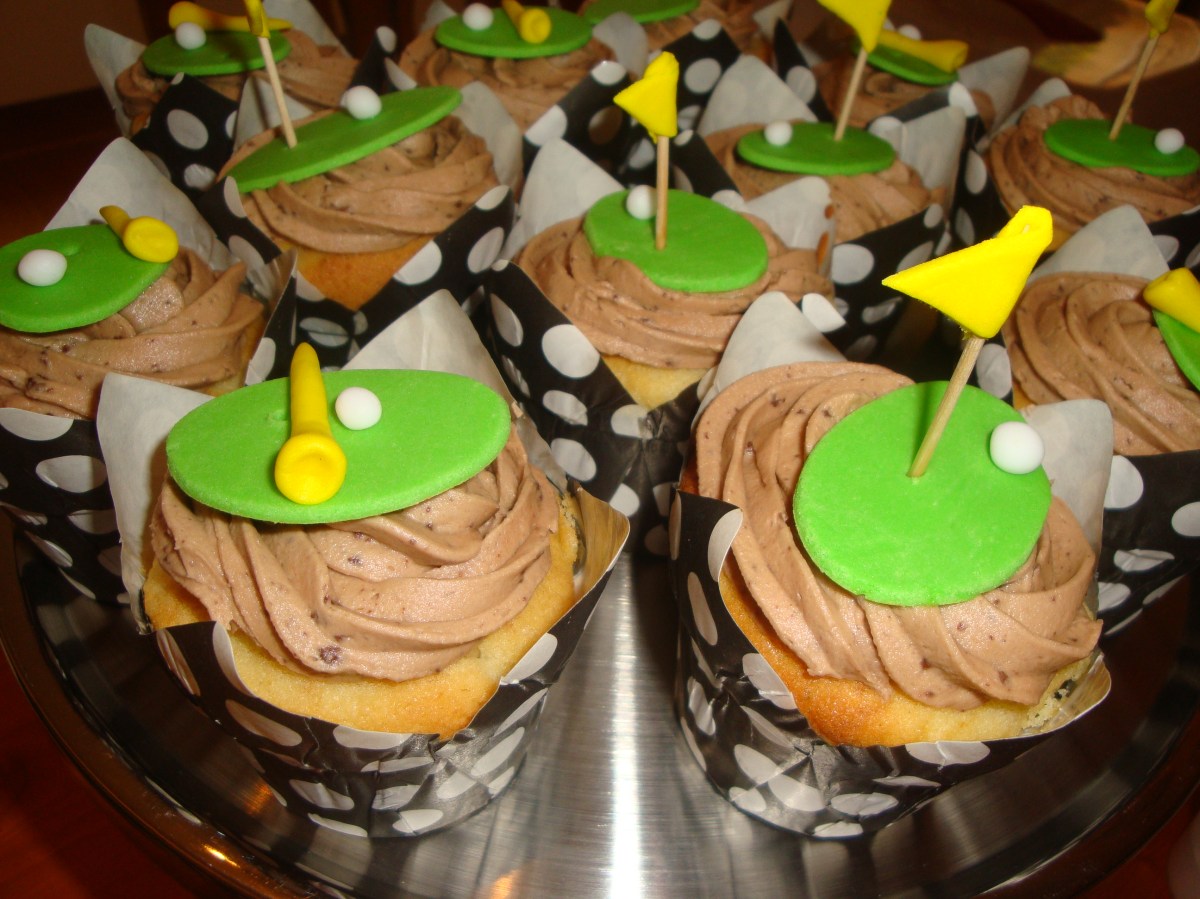 Golf Green Cupcakes