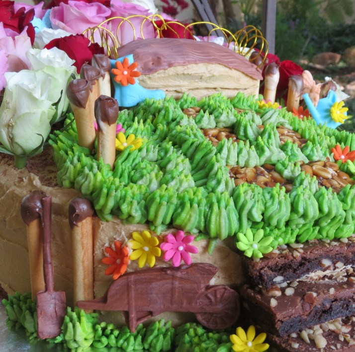 Garden Birthday Cake