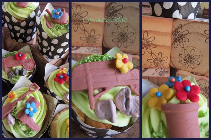 Garden Theme Cupcakes Garden Theme Cupcakes