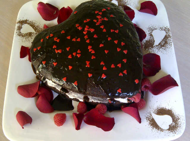 Paige's Valentine Cake