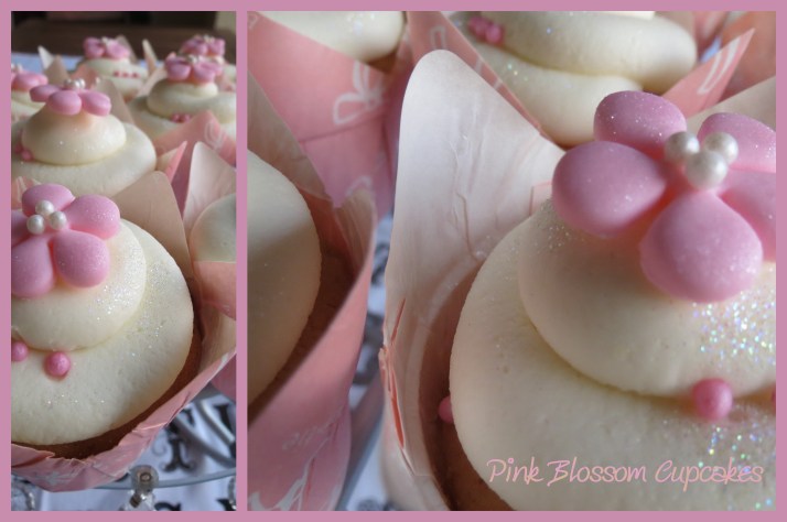 Pink Blossom Cupcakes