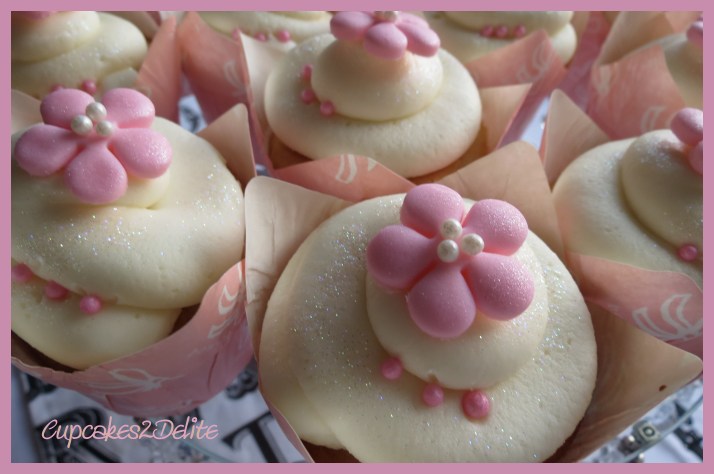 Pink Blossom Cupcakes