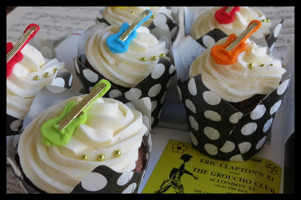 Guitar Cupcakes