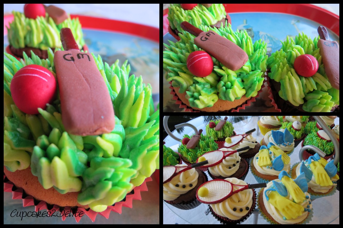 Cricket, Sport Cupcakes