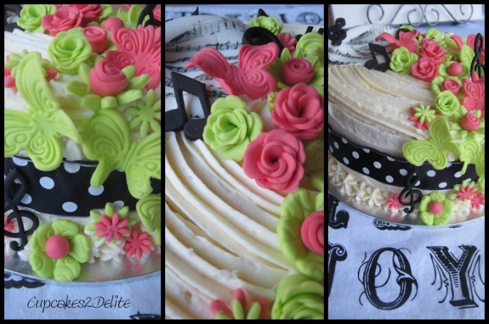 Music & Flower Cake