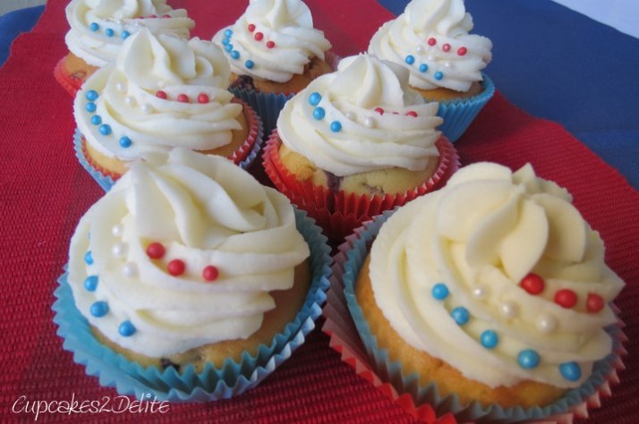 Olympic Cupcakes 