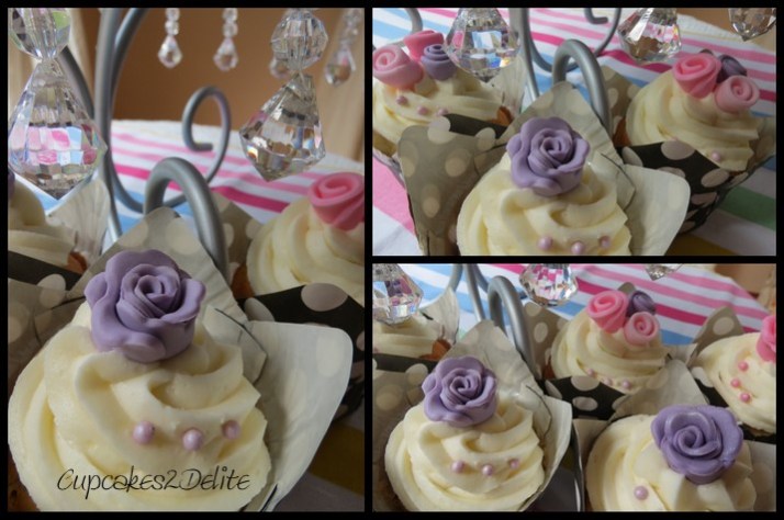 Pink & Lavender Roses for a Babyshower
