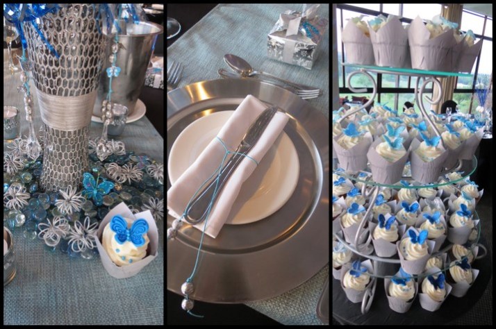 Blue Butterfly Cupcakes