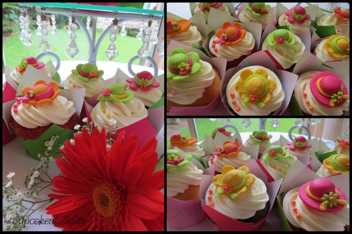 Cupcakes with Summer Hats