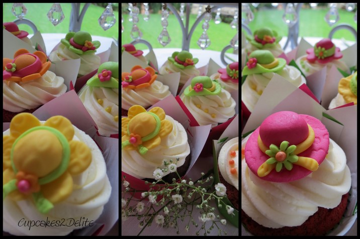 Cupcakes with Summer Hats