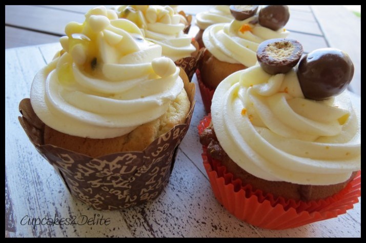 Passionfruit & Orange Cupcakes