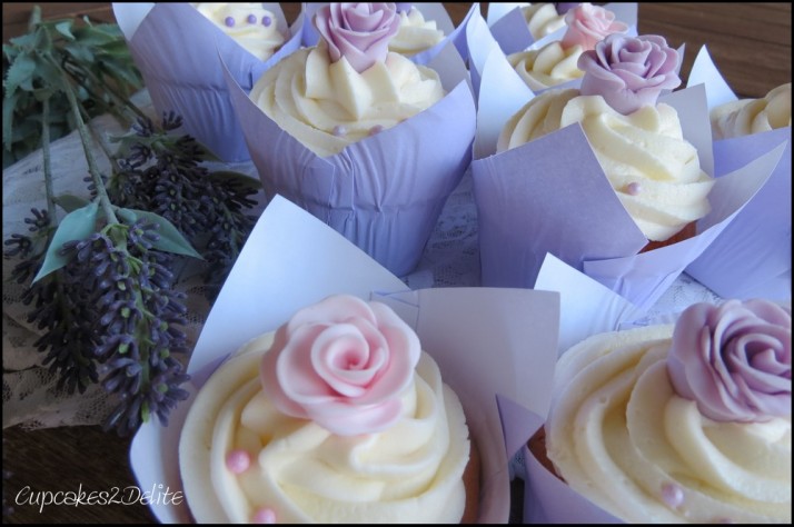 Lavender & Lace Cupcakes