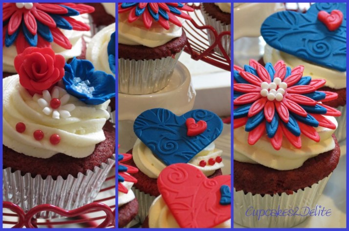 British Themed Cupcakes