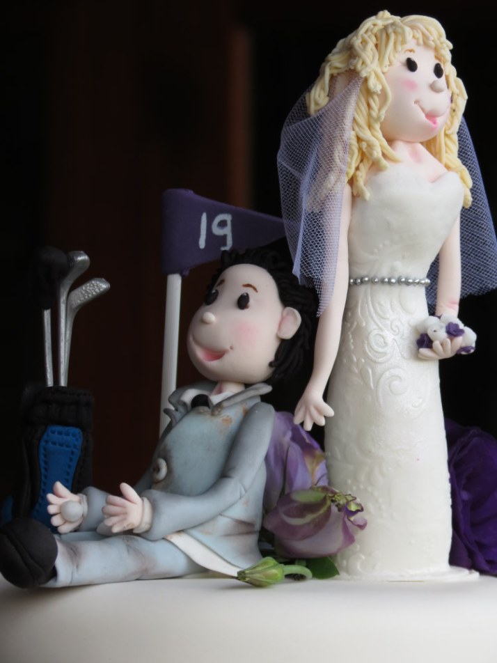 Bride & Groom Sugar Art