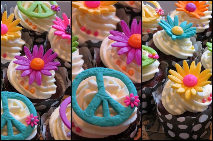 Hippie Hipster Cupcakes