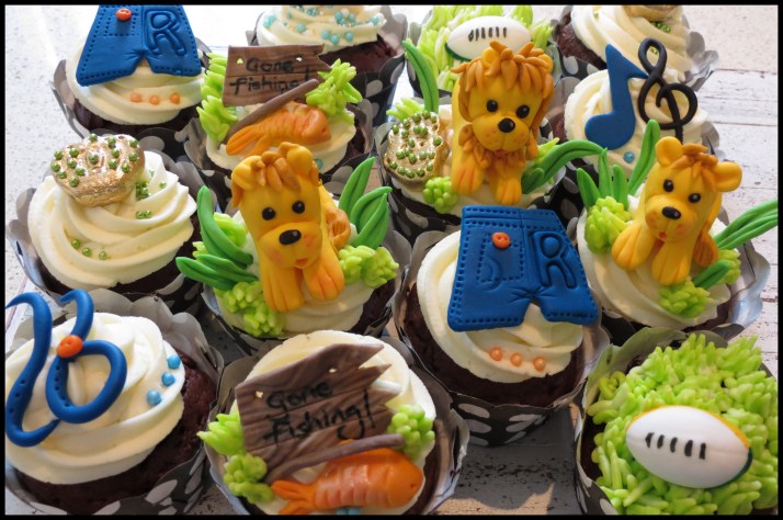 Rex's 16th Birthday Cupcakes