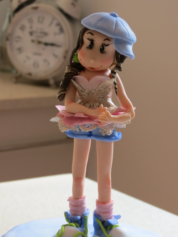 Ballet Rocks Denim Figurine