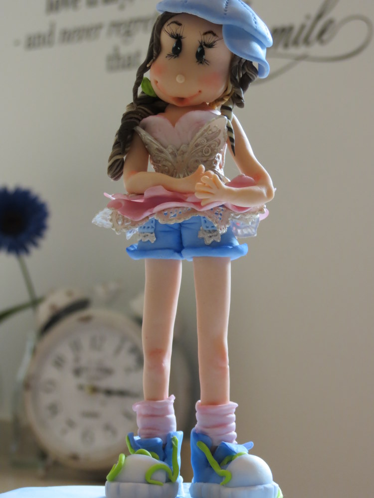 Ballet Rocks Denim Figurine