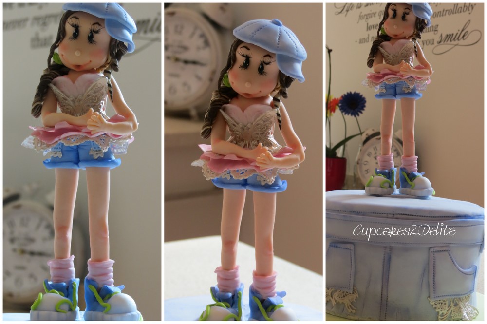 Ballet Rocks Denim Figurine