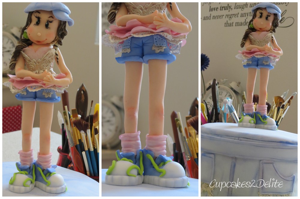 Ballet Rocks Denim Figurine