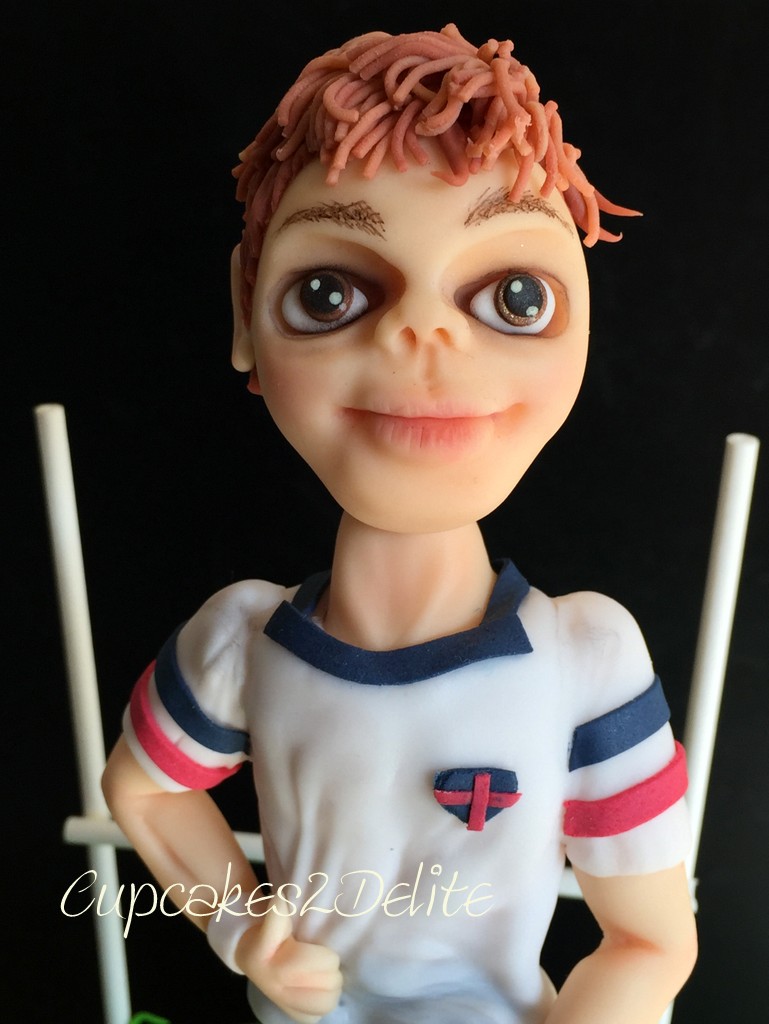 Rugby Player Figurine Cake