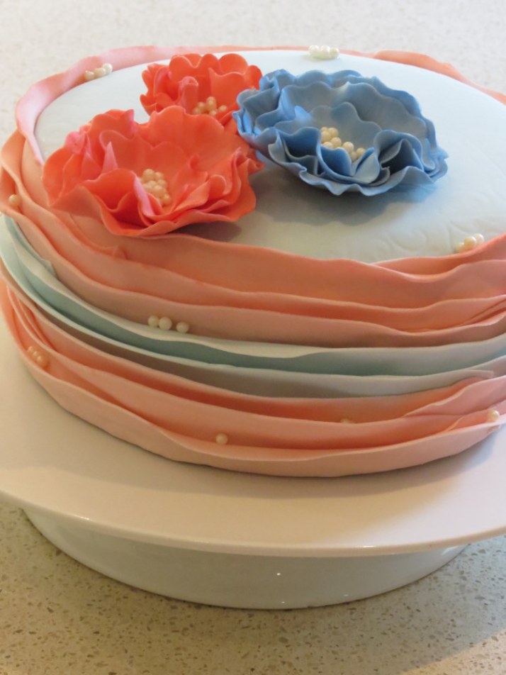 Ruffle Flower Cake