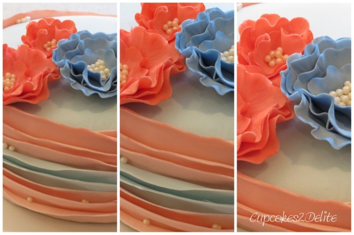 Ruffled Flower Cake