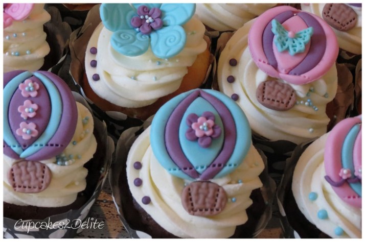 Hot Air Balloon Cupcakes